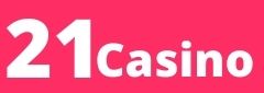 21 Casino White Logo